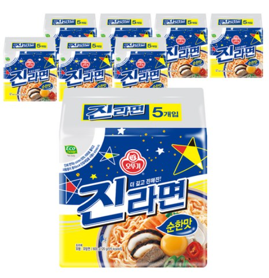오뚜기 진라면 순한맛 120g, 40개